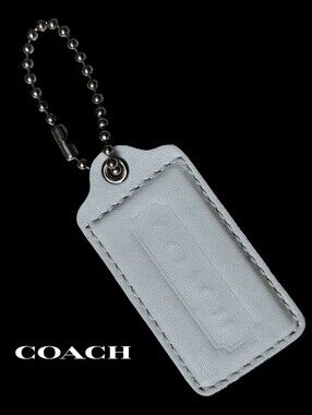 Coach XL White Hang Tag